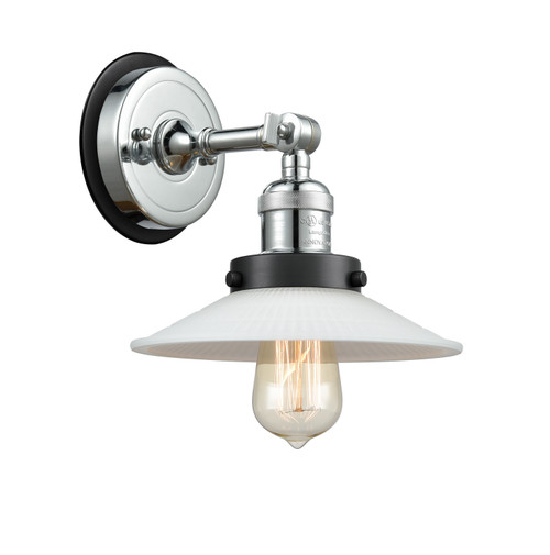Innovations - 203PC-BPBK-HRBK-G1 - One Light Wall Sconce - Franklin Restoration - Polished Chrome