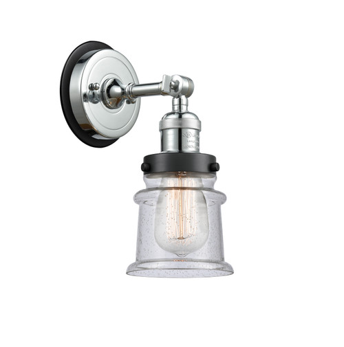 Innovations - 203PC-BPBK-HRBK-G184S - One Light Wall Sconce - Franklin Restoration - Polished Chrome
