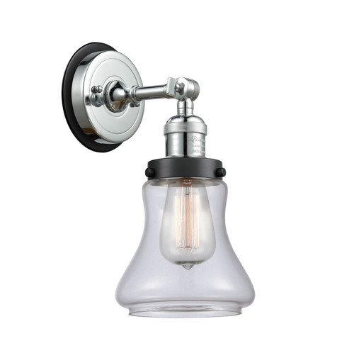 Innovations - 203PC-BPBK-HRBK-G192 - One Light Wall Sconce - Franklin Restoration - Polished Chrome