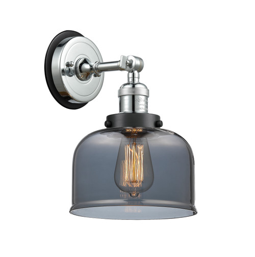 Innovations - 203PC-BPBK-HRBK-G73 - One Light Wall Sconce - Franklin Restoration - Polished Chrome