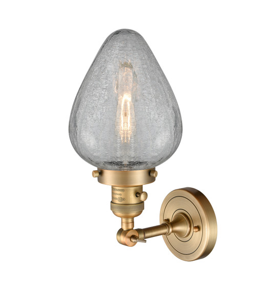 manufacturer_finish:Brushed Brass|manufacturer_glass:Clear Crackle Geneseo|light_output:220.00lm|color_temperature:2200K|cri:99
