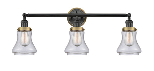 Innovations - 205BK-BPBB-HRBB-G194 - Three Light Bath Vanity - Franklin Restoration - Matte Black