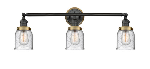 Innovations - 205BK-BPBB-HRBB-G54 - Three Light Bath Vanity - Franklin Restoration - Matte Black
