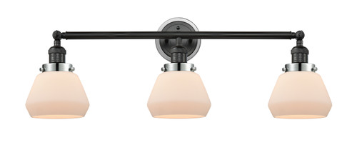 Innovations - 205BK-BPPC-HRPC-G171 - Three Light Bath Vanity - Franklin Restoration - Matte Black