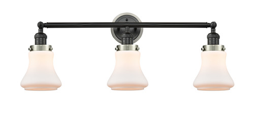 Innovations - 205BK-BPSN-HRSN-G191 - Three Light Bath Vanity - Franklin Restoration - Matte Black