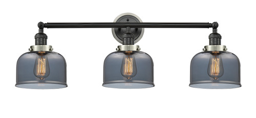 Innovations - 205BK-BPSN-HRSN-G73 - Three Light Bath Vanity - Franklin Restoration - Matte Black