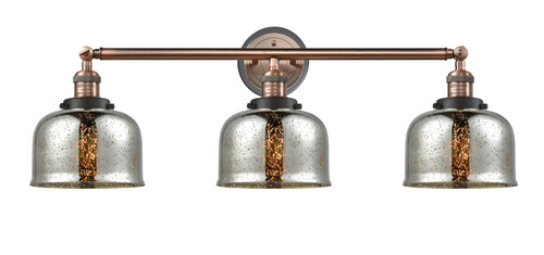 Innovations - 205BP-ACBK-G78 - Three Light Bath Vanity - Franklin Restoration - Antique Copper