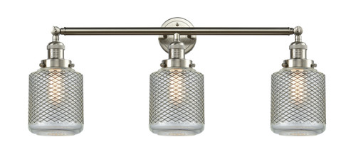 Innovations - 205-SN-G262 - Three Light Bath Vanity - Franklin Restoration - Brushed Satin Nickel