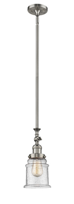 Innovations - 206-SN-G184-LED - LED Mini Pendant - Franklin Restoration - Brushed Satin Nickel
