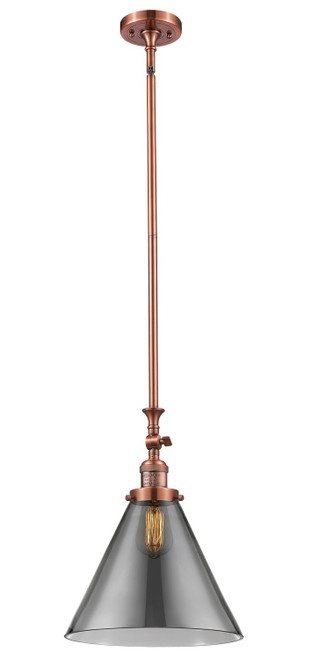 manufacturer_finish:Antique Copper|manufacturer_glass:Light Smoke Cone 12|light_output:220.00lm|color_temperature:2200K|cri:99