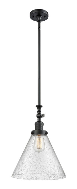 Innovations - 206-BK-G44-L-LED - LED Pendant - Franklin Restoration - Matte Black