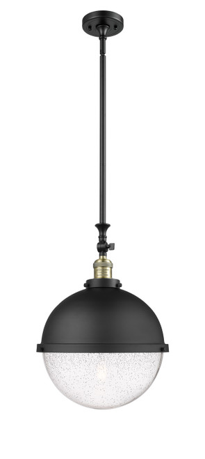 Innovations - 206-BAB-HFS-124-BK-LED - LED Pendant - Franklin Restoration - Black Antique Brass