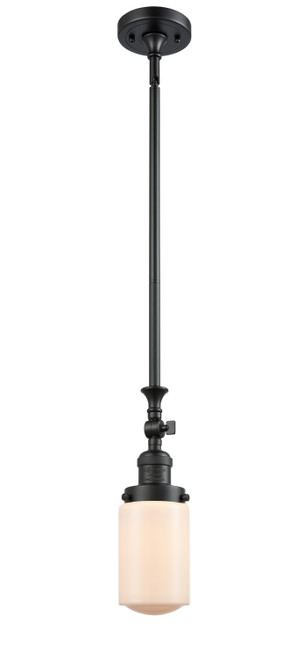 Innovations - 206-BK-G311 - One Light Mini Pendant - Franklin Restoration - Matte Black