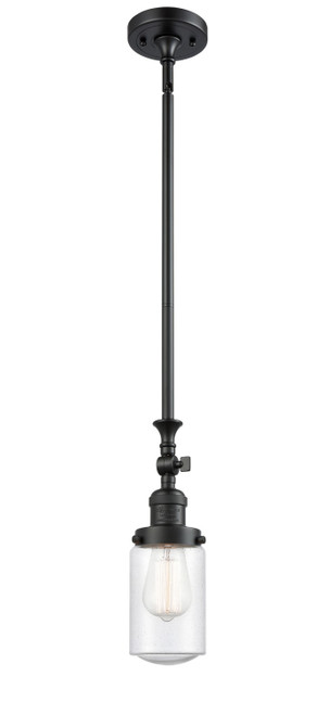 Innovations - 206-BK-G314-LED - LED Mini Pendant - Franklin Restoration - Matte Black