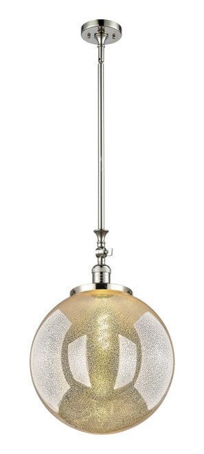 Innovations - 206-PN-G208-16 - One Light Mini Pendant - Franklin Restoration - Polished Nickel
