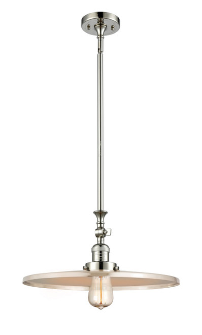 Innovations - 206-PN-MFR-PN-16 - One Light Mini Pendant - Franklin Restoration - Polished Nickel