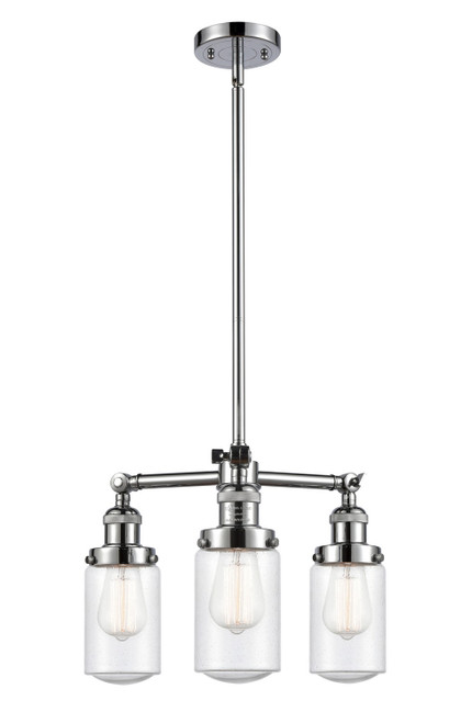 Innovations - 207-PC-G314-LED - LED Chandelier - Franklin Restoration - Polished Chrome
