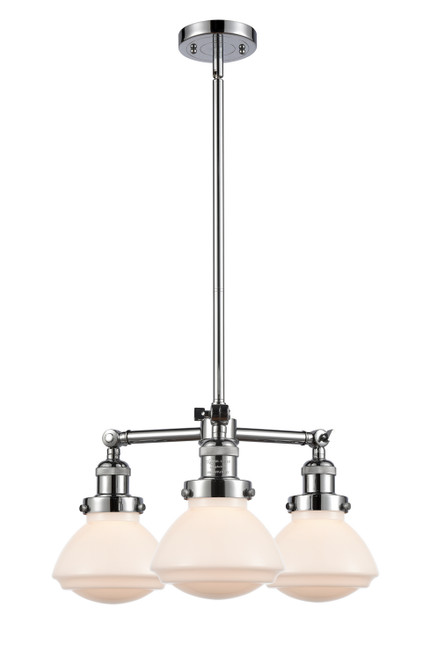 Innovations - 207-PC-G321 - Three Light Chandelier - Franklin Restoration - Polished Chrome