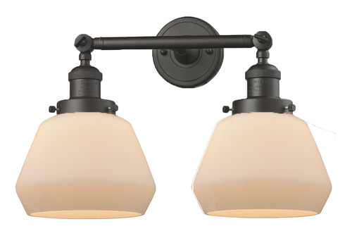 manufacturer_finish:Oil Rubbed Bronze|manufacturer_glass:Cased Matte White Fulton|light_output:220.00lm|color_temperature:2200K|cri:99