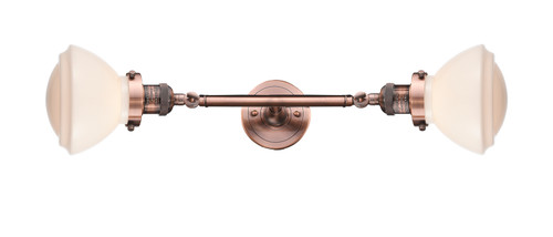 Innovations - 208L-AC-G321 - Two Light Bath Vanity - Franklin Restoration - Antique Copper