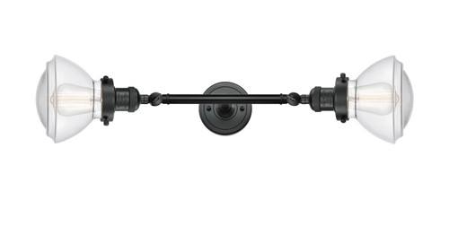 Innovations - 208L-BK-G322-LED - LED Bath Vanity - Franklin Restoration - Matte Black