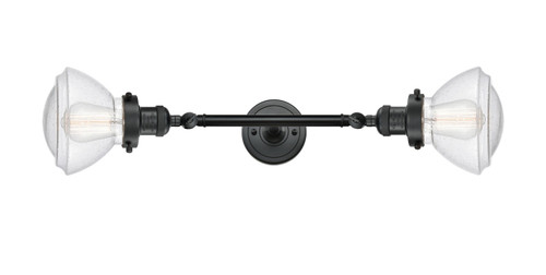 Innovations - 208L-BK-G324-LED - LED Bath Vanity - Franklin Restoration - Matte Black