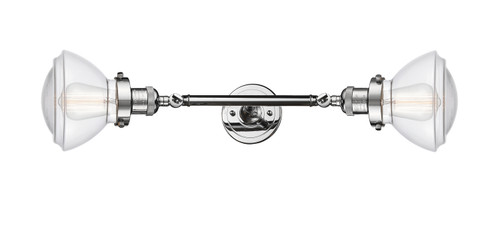 Innovations - 208L-PC-G322 - Two Light Bath Vanity - Franklin Restoration - Polished Chrome