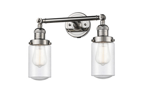 Innovations - 208-PN-G314 - Two Light Bath Vanity - Franklin Restoration - Polished Nickel
