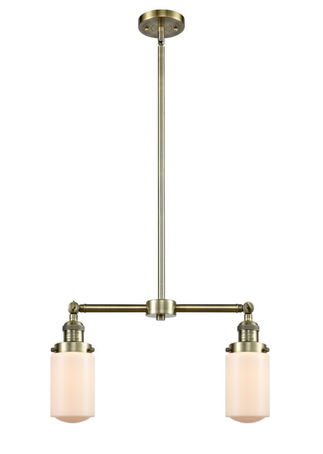 Innovations - 209-AB-G311-LED - LED Island Pendant - Franklin Restoration - Antique Brass