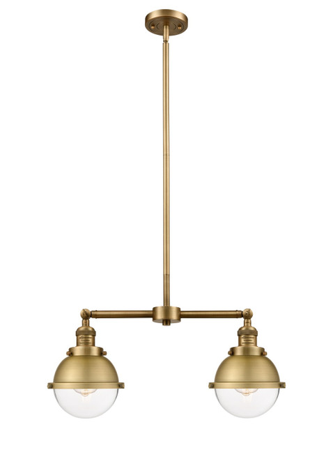 Innovations - 209-BB-HFS-62-BB-LED - LED Island Pendant - Franklin Restoration - Brushed Brass