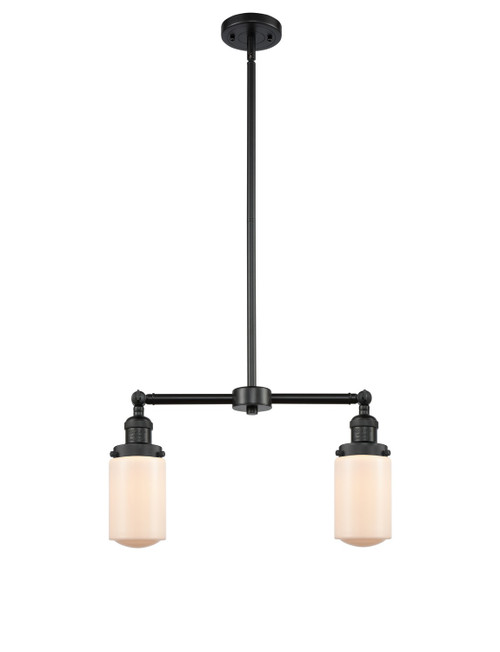 Innovations - 209-BK-G311-LED - LED Island Pendant - Franklin Restoration - Matte Black