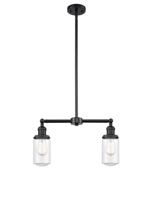 Innovations - 209-BK-G312-LED - LED Island Pendant - Franklin Restoration - Matte Black