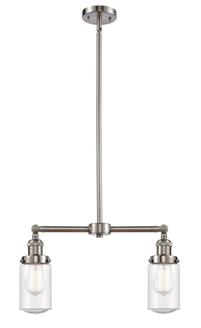 Innovations - 209-SN-G314 - Two Light Island Pendant - Franklin Restoration - Brushed Satin Nickel