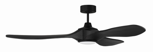 Craftmade - EVY60FB3-NWF - 60 Ceiling Fan - Envy 60 Ceiling Fan Damp Rated no Wifi - Flat Black
