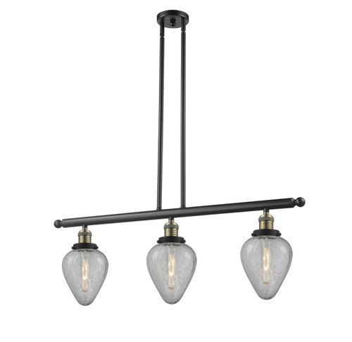 Innovations - 213-BAB-G165-LED - LED Island Pendant - Franklin Restoration - Black Antique Brass
