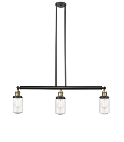 Innovations - 213-BAB-G314-LED - LED Island Pendant - Franklin Restoration - Black Antique Brass