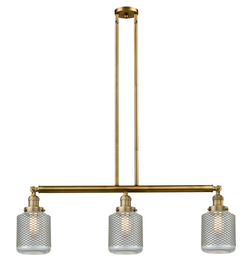 Innovations - 213-BB-G262-LED - LED Island Pendant - Franklin Restoration - Brushed Brass
