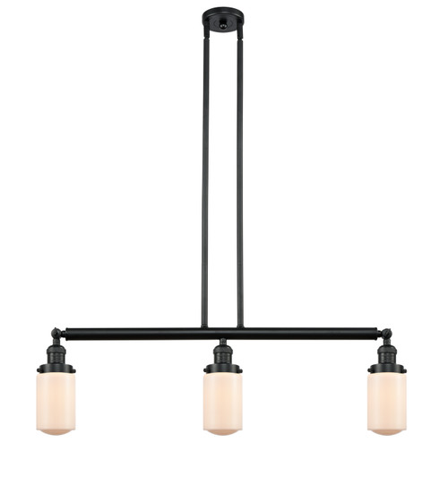 Innovations - 213-BK-G311-LED - LED Island Pendant - Franklin Restoration - Matte Black