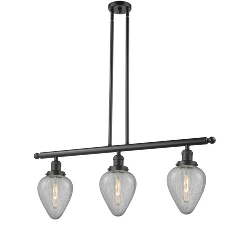 Innovations - 213-OB-G165-LED - LED Island Pendant - Franklin Restoration - Oil Rubbed Bronze