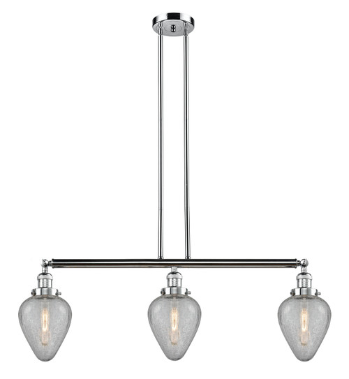 Innovations - 213-PC-G165 - Three Light Island Pendant - Franklin Restoration - Polished Chrome