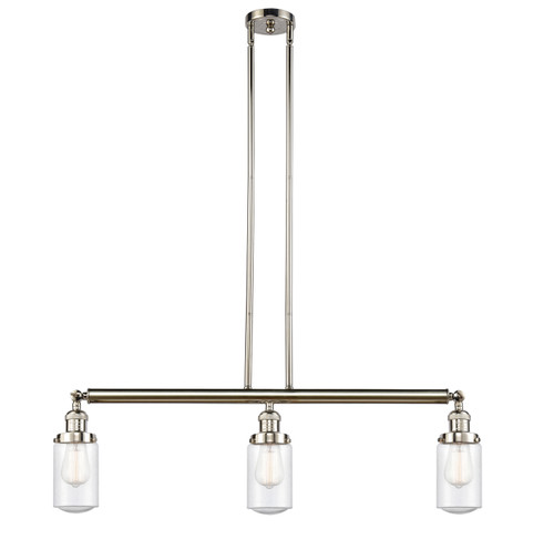 Innovations - 213-PN-G314-LED - LED Island Pendant - Franklin Restoration - Polished Nickel
