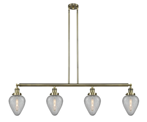 Innovations - 214-AB-G165-LED - LED Island Pendant - Franklin Restoration - Antique Brass