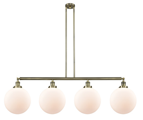 Innovations - 214-AB-G201-12-LED - LED Island Pendant - Franklin Restoration - Antique Brass