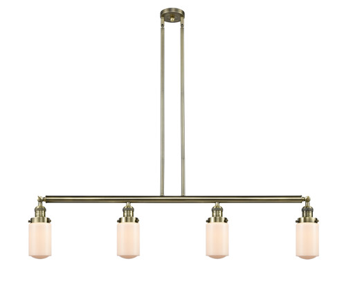 Innovations - 214-AB-G311-LED - LED Island Pendant - Franklin Restoration - Antique Brass