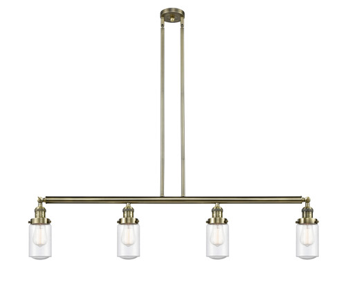 Innovations - 214-AB-G314-LED - LED Island Pendant - Franklin Restoration - Antique Brass
