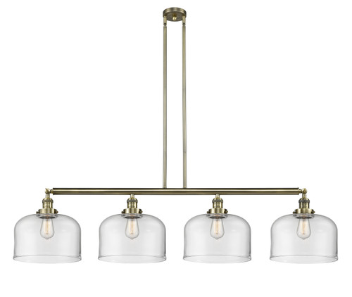 Innovations - 214-AB-G72-L-LED - LED Island Pendant - Franklin Restoration - Antique Brass