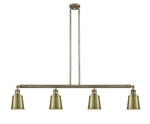 Innovations - 214-AB-M9-AB-LED - LED Island Pendant - Franklin Restoration - Antique Brass