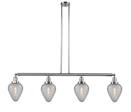 Innovations - 214-PC-G165 - Four Light Island Pendant - Franklin Restoration - Polished Chrome