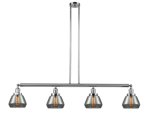 Innovations - 214-PC-G173 - Four Light Island Pendant - Franklin Restoration - Polished Chrome