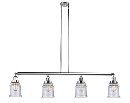 Innovations - 214-PC-G184 - Four Light Island Pendant - Franklin Restoration - Polished Chrome